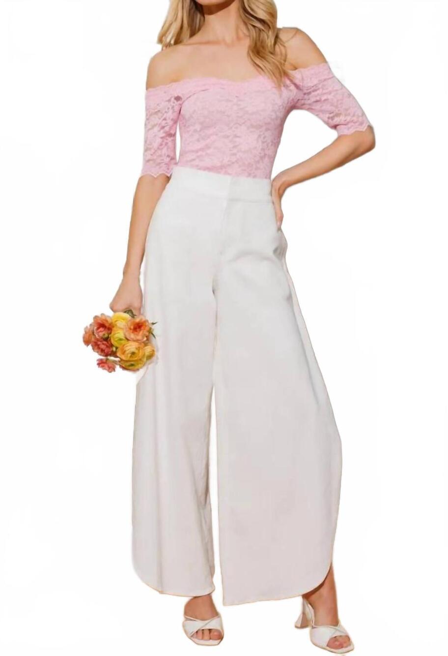 NEW GENERATION LOVE keiko high-rise jeans in white